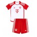 Bayern Munich Leon Goretzka #8 Dětské Domácí dres komplet 2023-24 Krátký Rukáv (+ trenýrky)